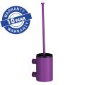 MERIDA STELLA VIOLET LINE wall-mounted toilet brush, short "TUBE", violet